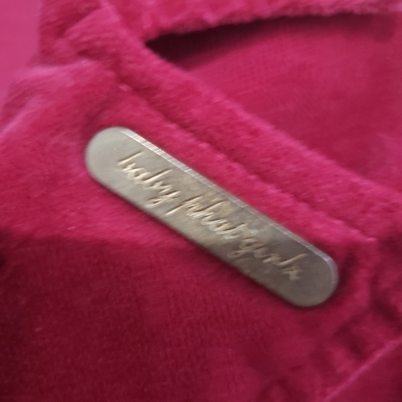 Baby Phat Girlz Burgundy Velvety Embroidery Blazer Jacket Size Large - Picture 5 of 14
